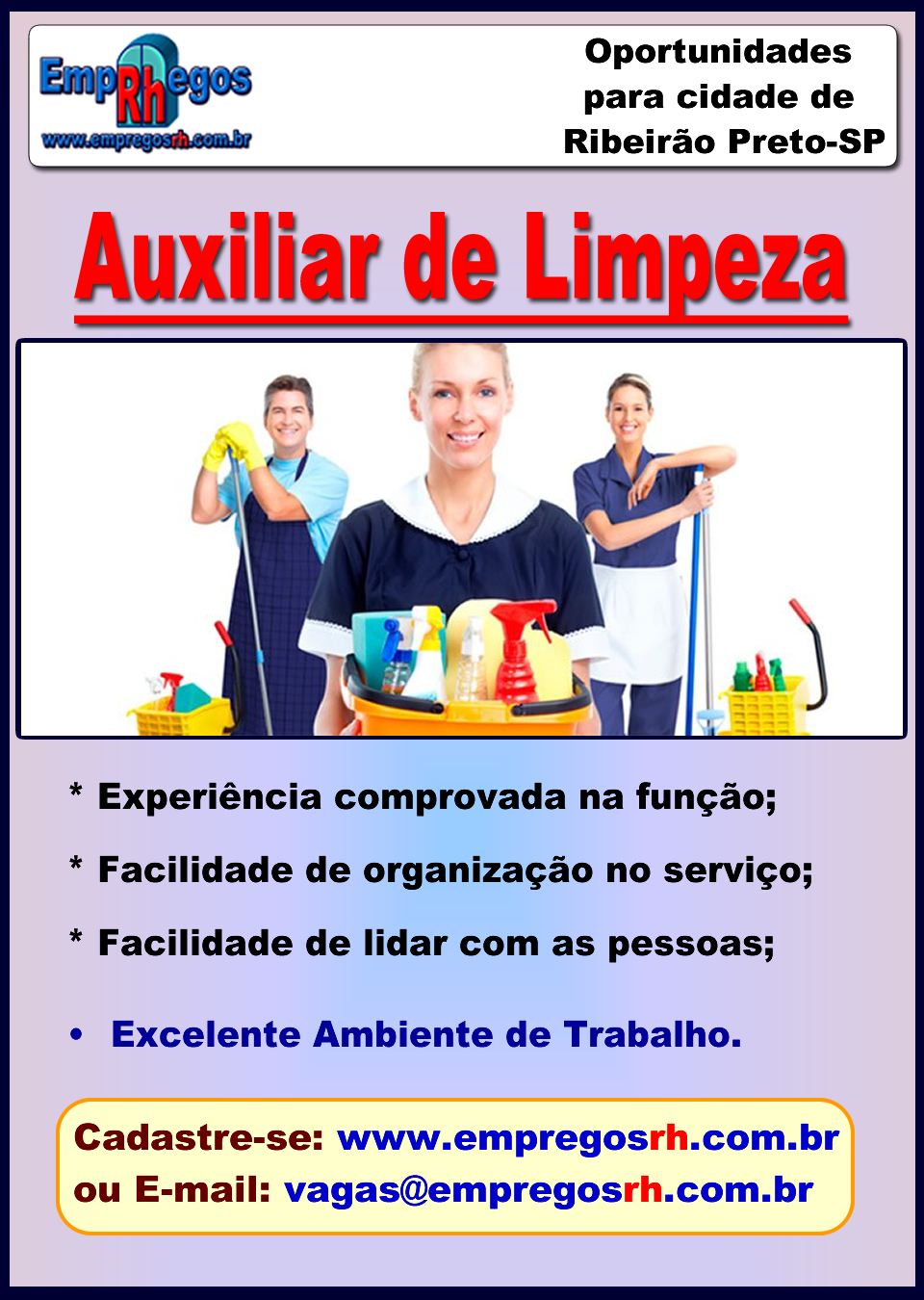 Auxiliar de Limpeza