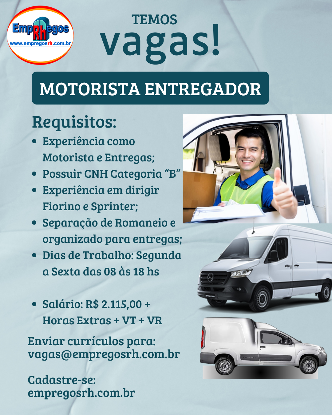 Motorista Entregador