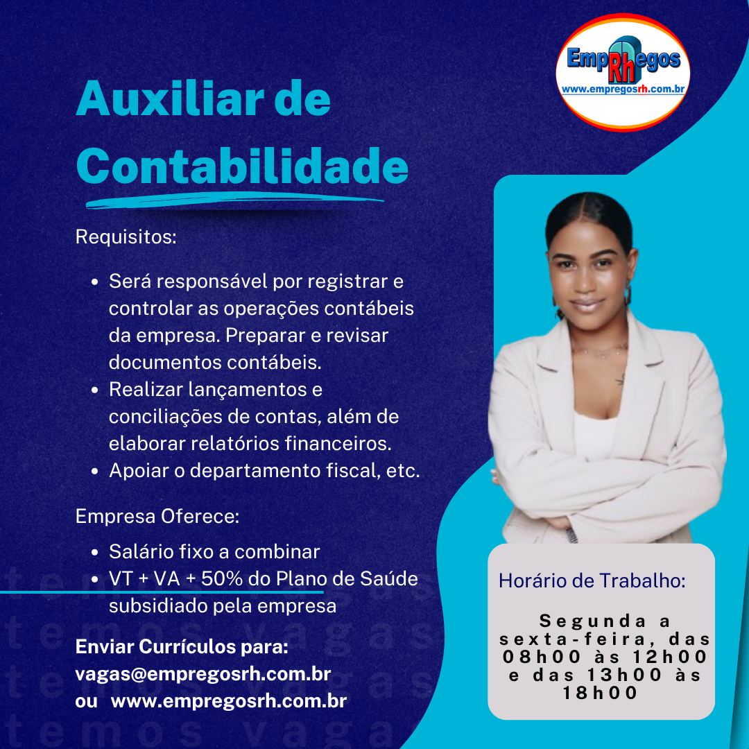 Auxiliar de Contabilidade