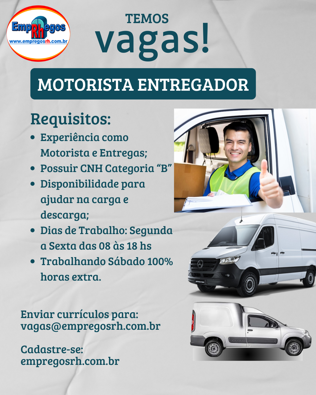 Motorista Entregador 