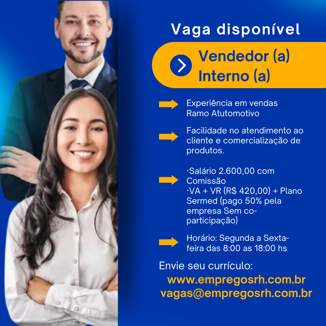 Vendedor (a) Interno