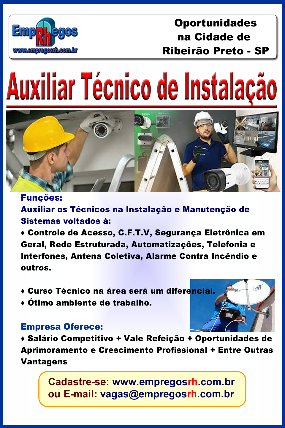 Auxiliar Técnico de Instalação